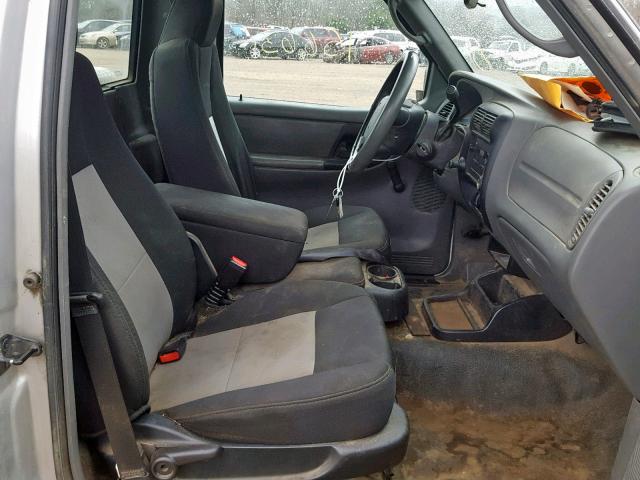 1FTYR10D28PA84732 - 2008 FORD RANGER SILVER photo 5
