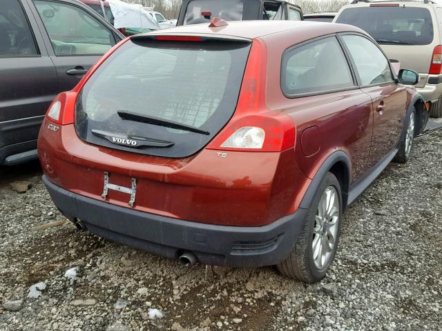 YV1MK672X82081606 - 2008 VOLVO C30 T5 MAROON photo 4