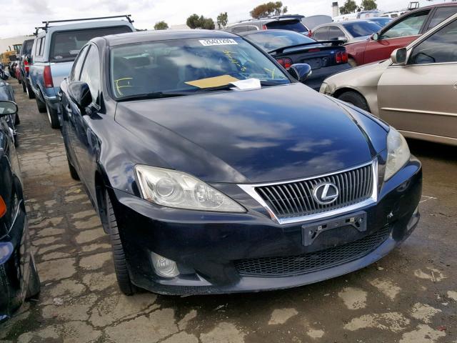 JTHBK262595102447 - 2009 LEXUS IS 250 BLACK photo 1