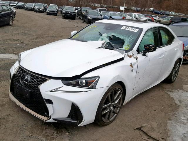 JTHC81D23J5027705 - 2018 LEXUS IS 300 WHITE photo 2