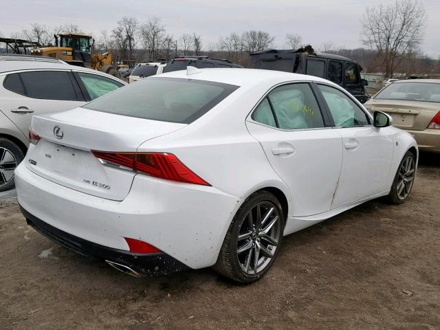 JTHC81D23J5027705 - 2018 LEXUS IS 300 WHITE photo 4