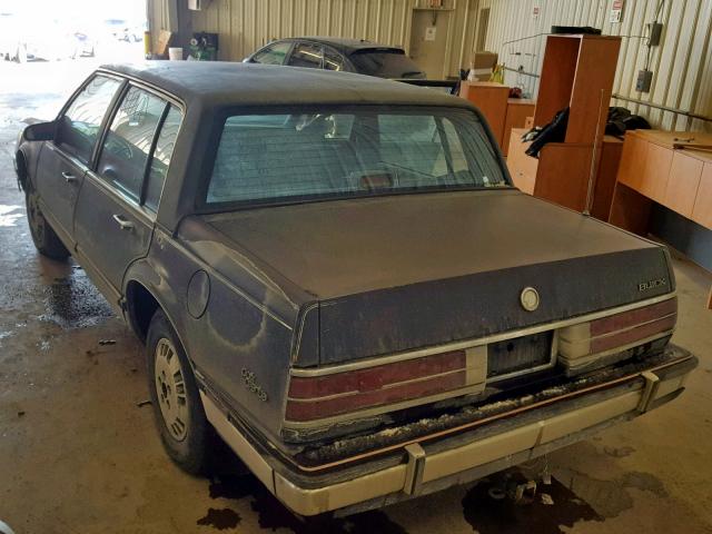 1G4CW51C6J1645566 - 1988 BUICK ELECTRA PA BLUE photo 3