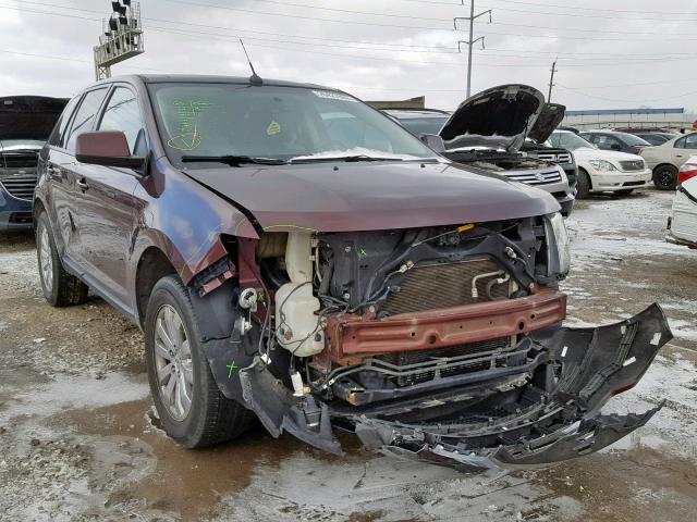 2FMDK38C39BA41371 - 2009 FORD EDGE SEL BURGUNDY photo 1