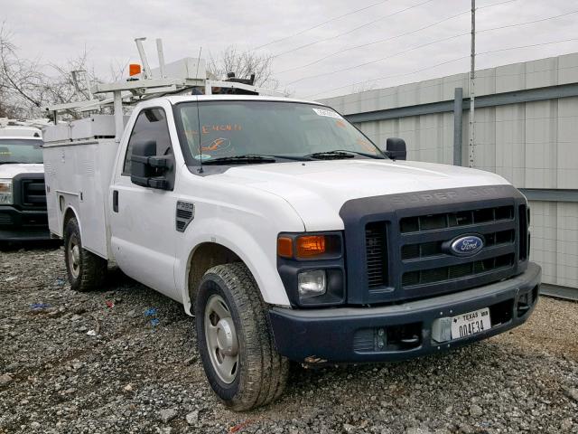 1FD3F30568EE46494 - 2008 FORD F350 SRW S WHITE photo 1