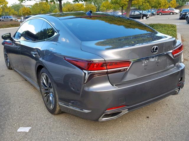 JTHC5LFF7J5001743 - 2018 LEXUS LS 500 GRAY photo 3