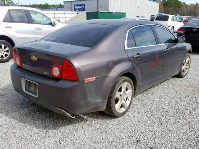 1G1ZA5EU8BF343662 - 2011 CHEVROLET MALIBU LS 灰色 照片 4