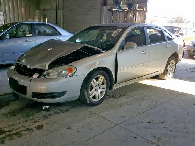 2G1WC57M091178184 - 2009 CHEVROLET IMPALA 2LT GRAY photo 2