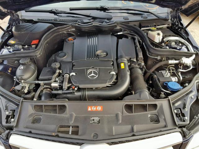 WDDGJ4HB7DG033086 - 2013 MERCEDES-BENZ C 250 BLUE photo 7