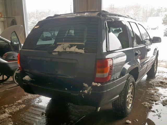 1J4GW48SX4C339955 - 2004 JEEP GRAND CHER BLUE photo 4