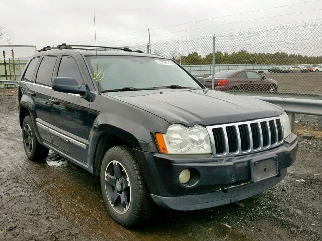 1J4HR58265C528315 - 2005 JEEP GRAND CHER BLACK photo 1