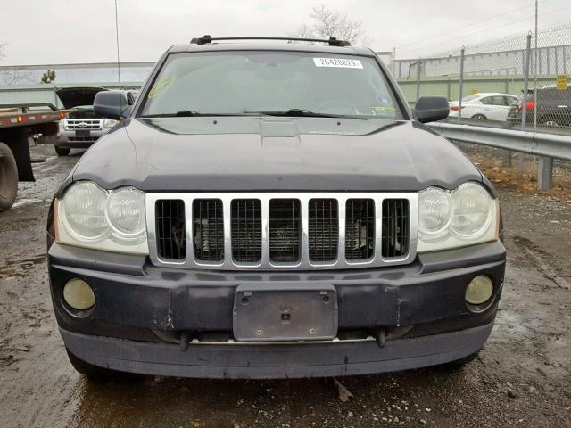 1J4HR58265C528315 - 2005 JEEP GRAND CHER BLACK photo 10