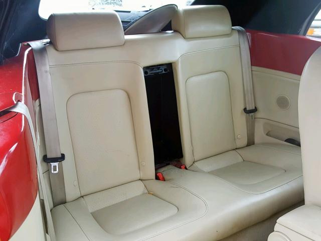 3VWPF31Y66M319697 - 2006 VOLKSWAGEN NEW BEETLE წითელი ფოტო 6