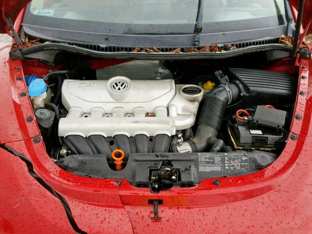 3VWPF31Y66M319697 - 2006 VOLKSWAGEN NEW BEETLE წითელი ფოტო 7