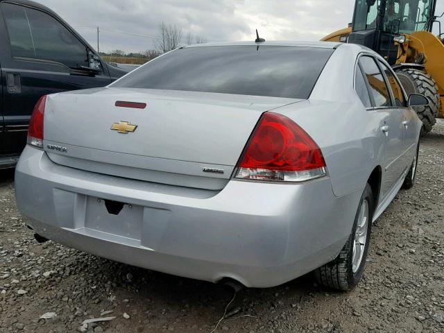 2G1WA5E3XF1148704 - 2015 CHEVROLET IMPALA LIM SILVER photo 4