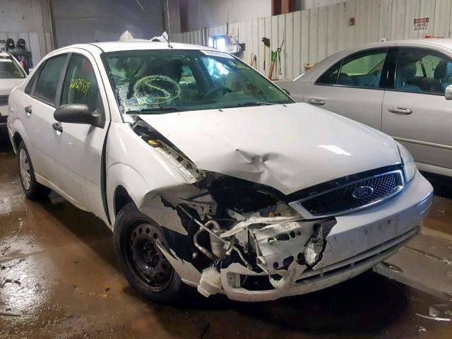 1FAHP34N37W310484 - 2007 FORD FOCUS ZX4 WHITE photo 1