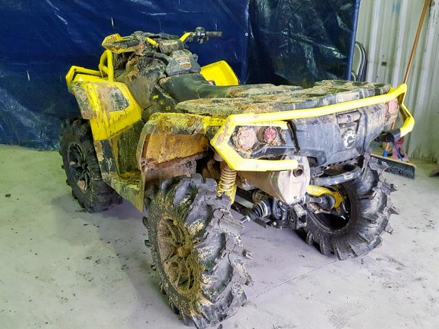 3JBLWAX47KJ000690 - 2019 CAN-AM OUTLANDER YELLOW photo 3