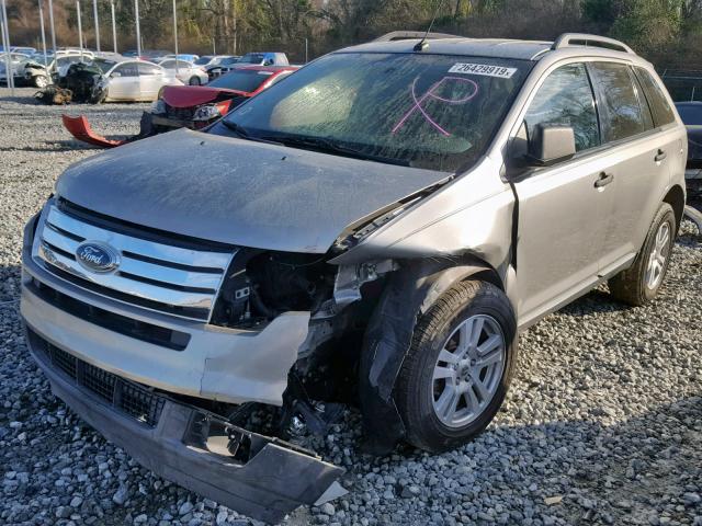 2FMDK36CX8BA28263 - 2008 FORD EDGE SE SILVER photo 2