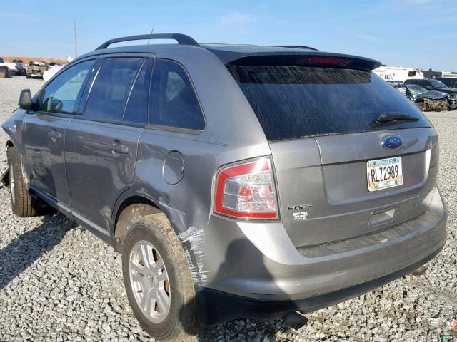 2FMDK36CX8BA28263 - 2008 FORD EDGE SE SILVER photo 3