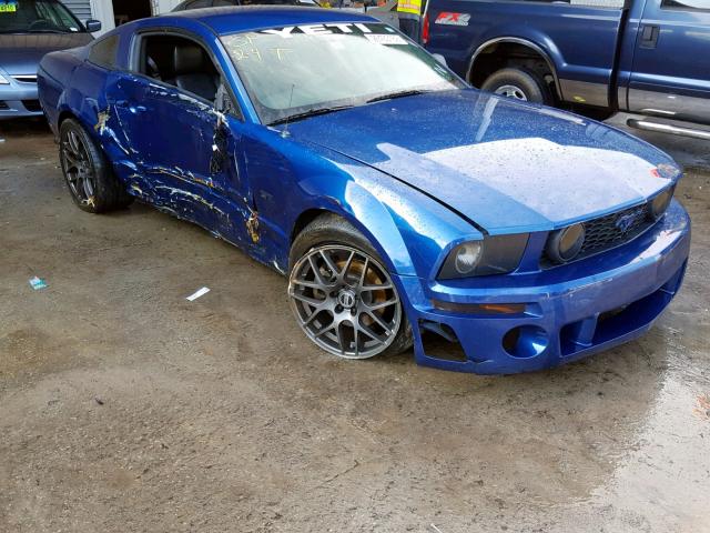 1ZVHT82H785149383 - 2008 FORD MUSTANG GT BLUE photo 1