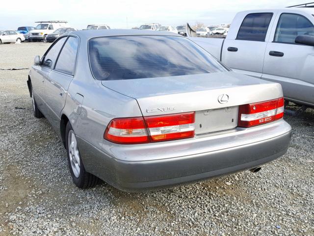 JT8BF28G5Y5079022 - 2000 LEXUS ES 300 GREEN photo 3