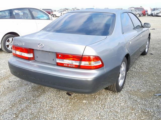 JT8BF28G5Y5079022 - 2000 LEXUS ES 300 GREEN photo 4