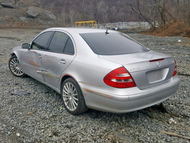 WDBUF83J35X177447 - 2005 MERCEDES-BENZ E 500 4MAT GRAY photo 3