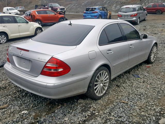 WDBUF83J35X177447 - 2005 MERCEDES-BENZ E 500 4MAT GRAY photo 4