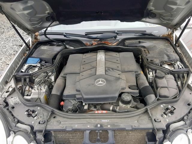 WDBUF83J35X177447 - 2005 MERCEDES-BENZ E 500 4MAT GRAY photo 7