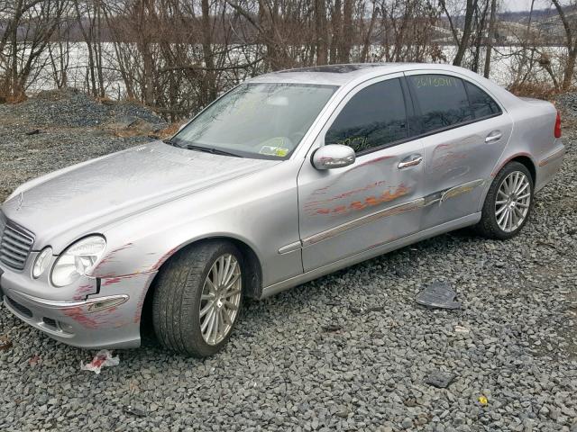 WDBUF83J35X177447 - 2005 MERCEDES-BENZ E 500 4MAT GRAY photo 9