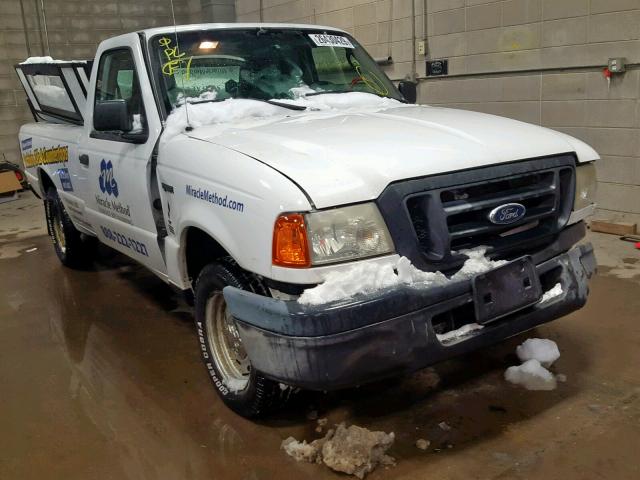 1FTYR10U44PA08262 - 2004 FORD RANGER WHITE photo 1