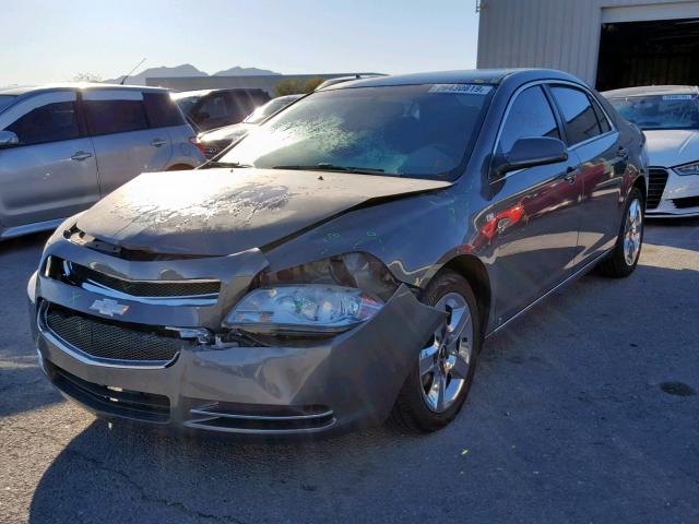 1G1ZH57B784294594 - 2008 CHEVROLET MALIBU 1LT CHARCOAL photo 2