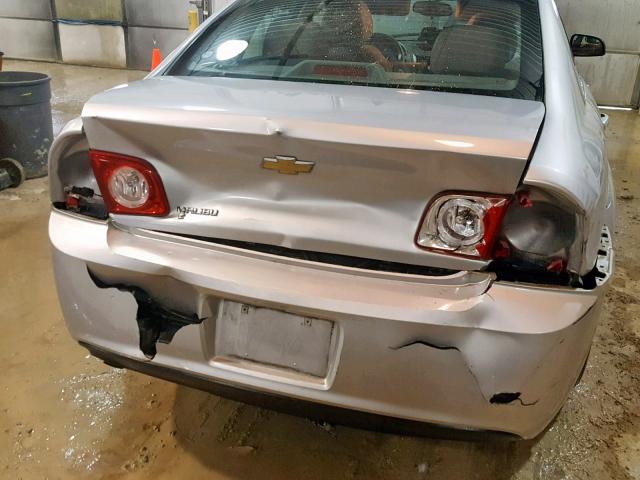 1G1ZB5E07CF155324 - 2012 CHEVROLET MALIBU LS SILVER photo 9