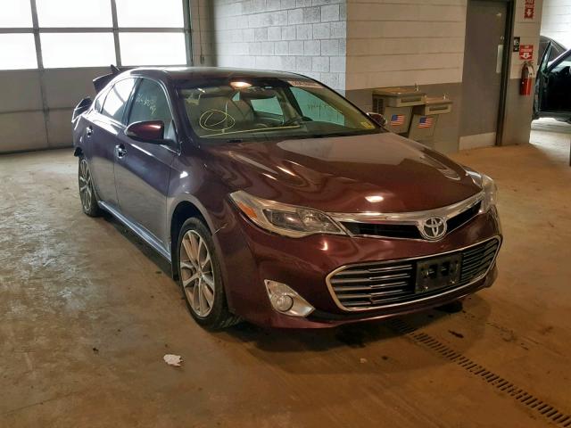 4T1BK1EB9EU110530 - 2014 TOYOTA AVALON BAS MAROON photo 1