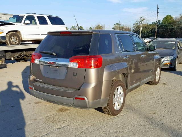 2CTALMEC5B6227396 - 2011 GMC TERRAIN SL BROWN photo 4