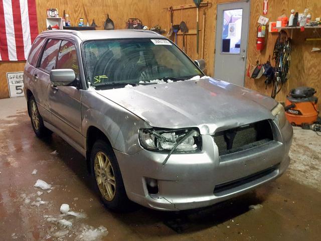 JF1SG66658G707767 - 2008 SUBARU FORESTER S SILVER photo 1