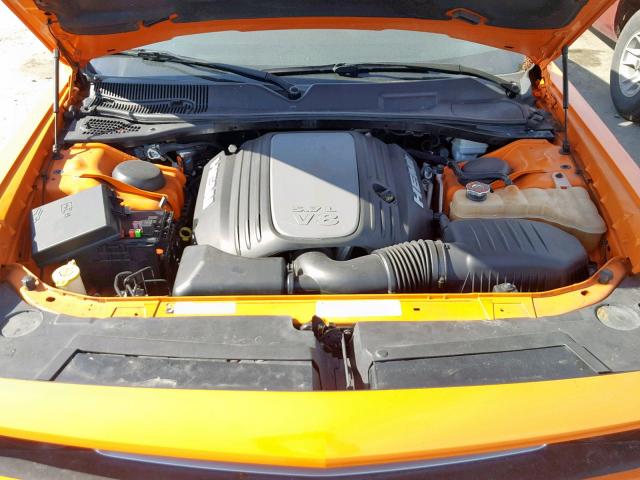 2C3CDYBT9CH253460 - 2012 DODGE CHALLENGER ORANGE photo 7