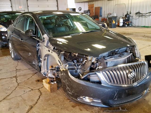 1G4PS5SK7E4132740 - 2014 BUICK VERANO GRAY photo 1