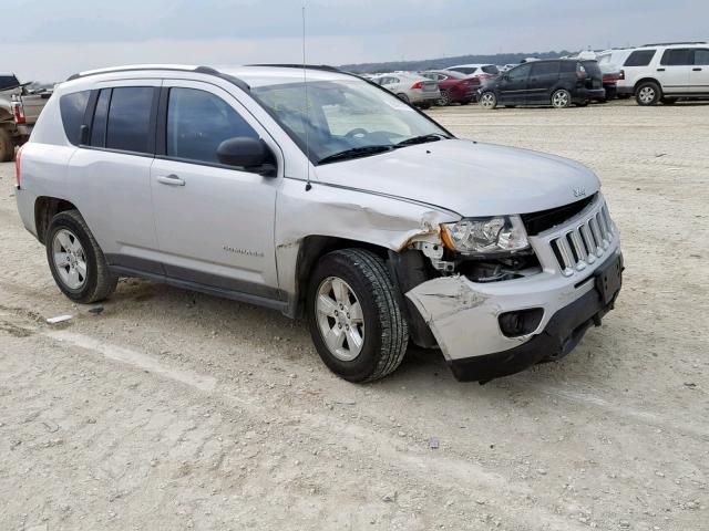 1C4NJCBA9DD210914 - 2013 JEEP COMPASS SP 银色 照片 1