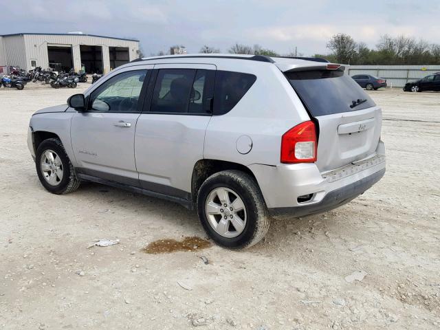 1C4NJCBA9DD210914 - 2013 JEEP COMPASS SP 银色 照片 3