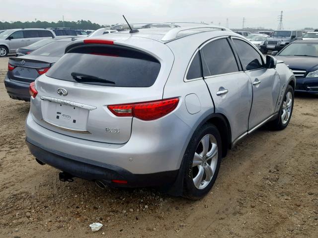 JN8AS1MW8AM851660 - 2010 INFINITI FX35 SILVER photo 4