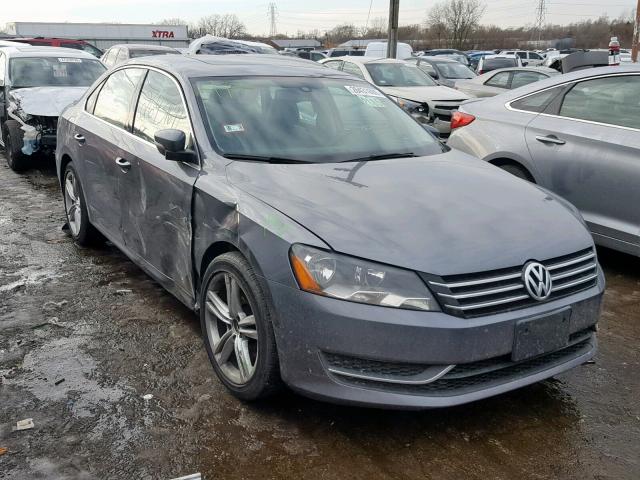 1VWBH7A35DC112815 - 2013 VOLKSWAGEN PASSAT SE GRAY photo 1