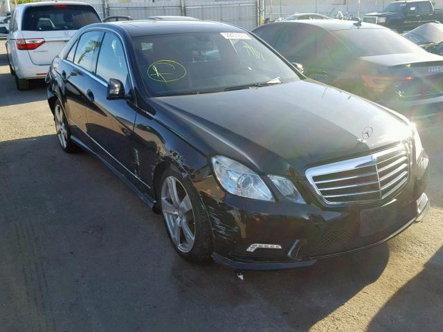 WDDHF5GB8BA282672 - 2011 MERCEDES-BENZ E 350 BLACK photo 1