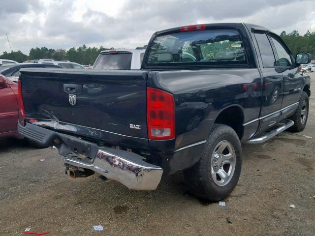 1D7HA18N16J124437 - 2006 DODGE RAM 1500 S GRAY photo 4