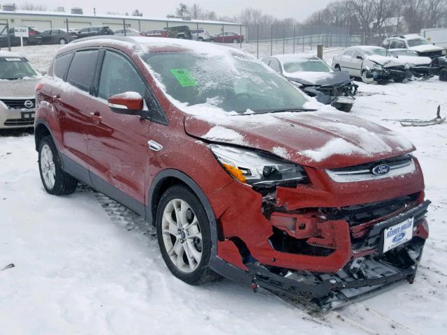 1FMCU9JX0EUC14886 - 2014 FORD ESCAPE TIT RED photo 1