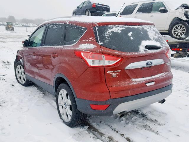 1FMCU9JX0EUC14886 - 2014 FORD ESCAPE TIT RED photo 3