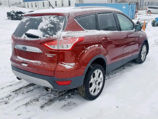 1FMCU9JX0EUC14886 - 2014 FORD ESCAPE TIT RED photo 4