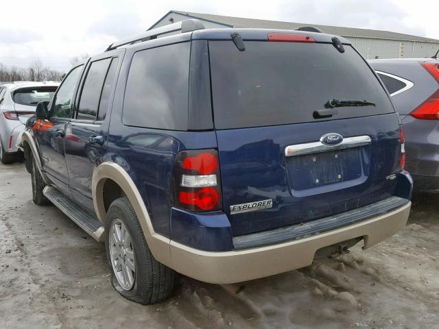 1FMEU74E47UB39491 - 2007 FORD EXPLORER E BLUE photo 3