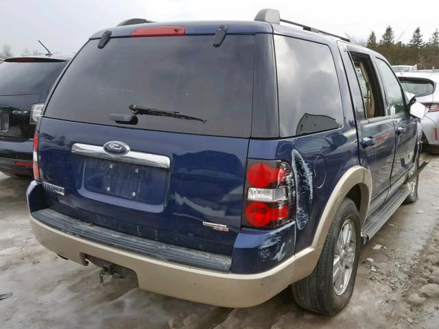 1FMEU74E47UB39491 - 2007 FORD EXPLORER E BLUE photo 4