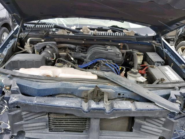 1FMEU74E47UB39491 - 2007 FORD EXPLORER E BLUE photo 7