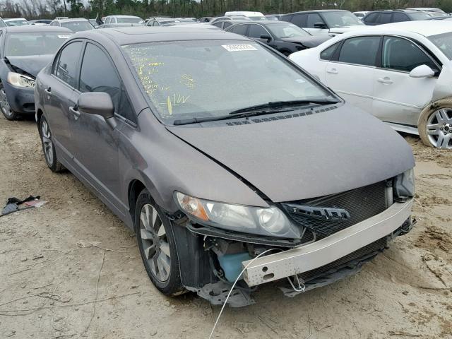 2HGFA1F93BH539151 - 2011 HONDA CIVIC EXL BROWN photo 1